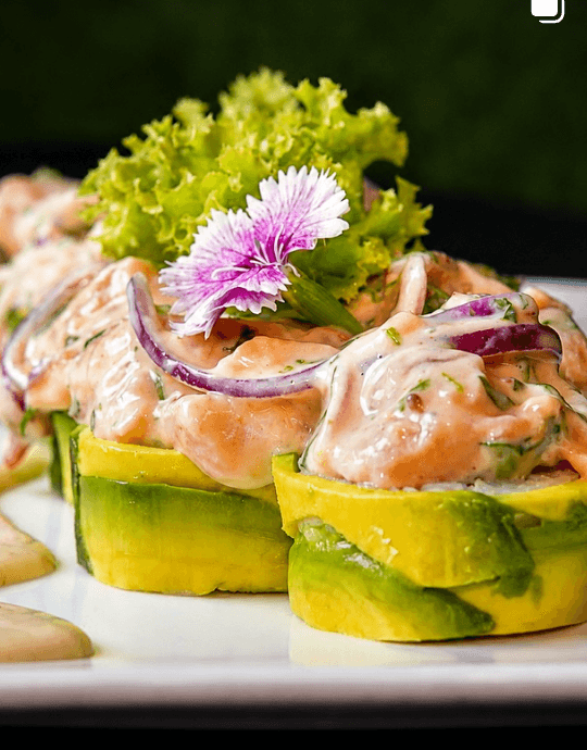 Avocado Ebi Tempura Acevichado